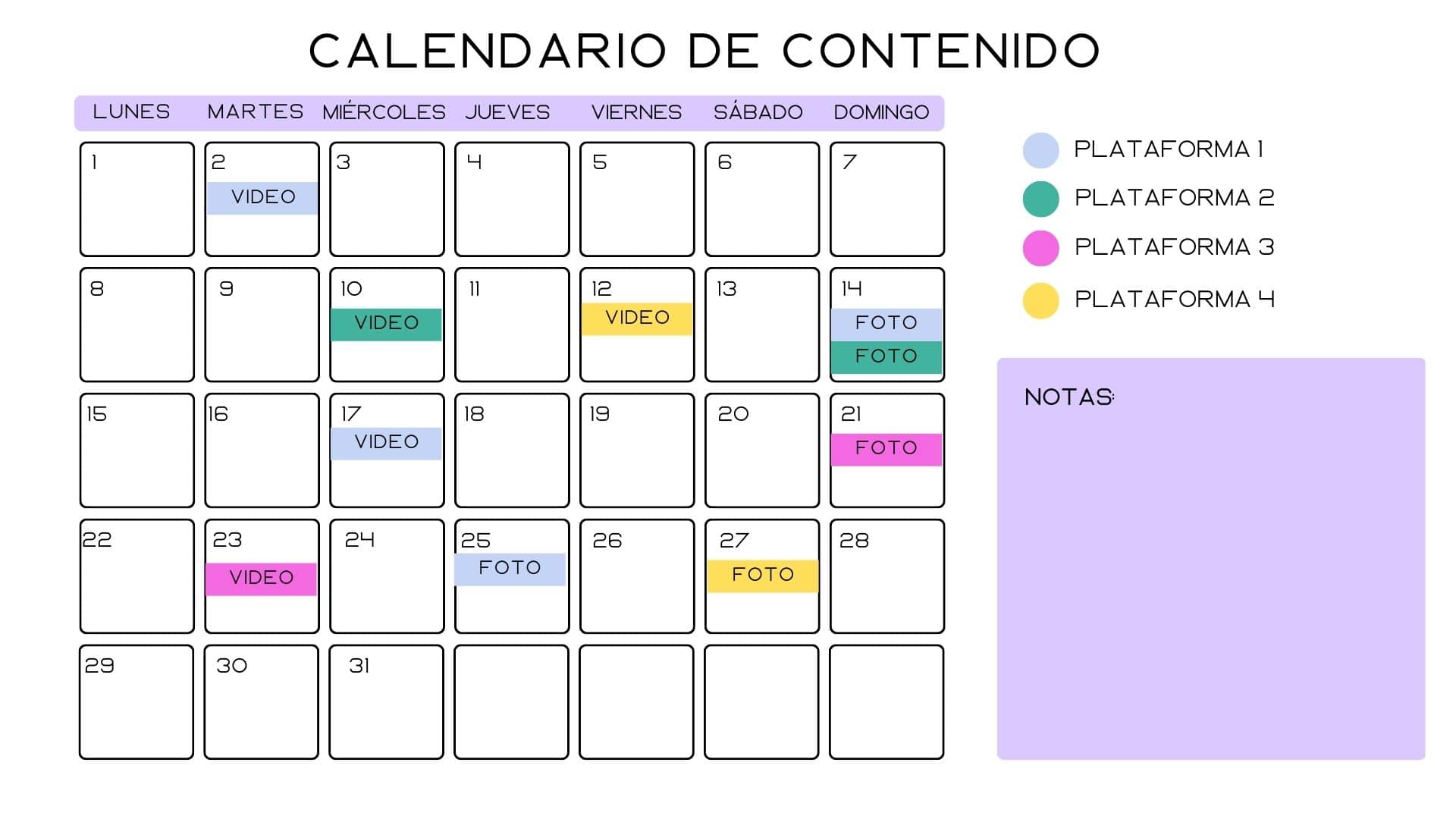 Planificación y calendarización de contenido como clave para el crecimiento orgánico sostenible
